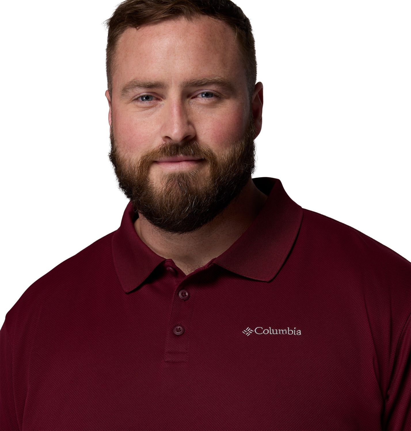 Columbia New Utilizer™ Polo, Color: 624 Rich Wine, Size: 1X