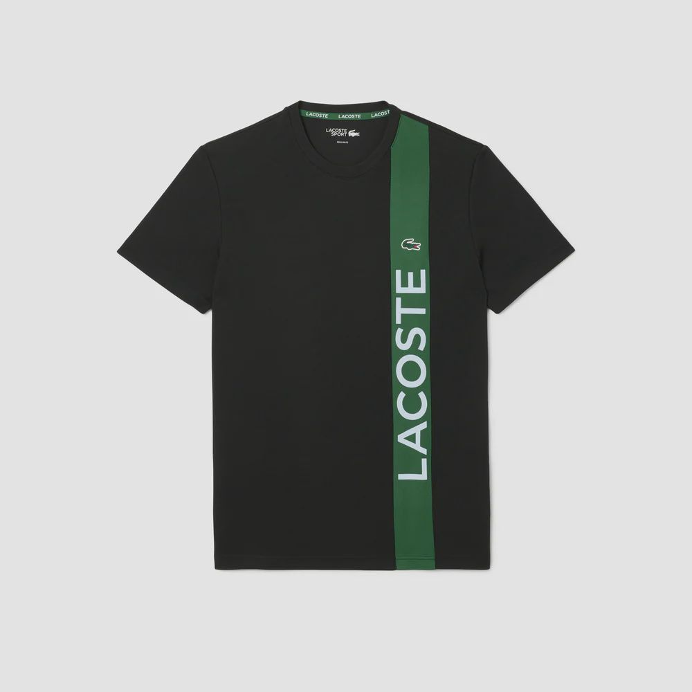 Lacoste Big Ultra Dry Print Branding Sport T-Shirt