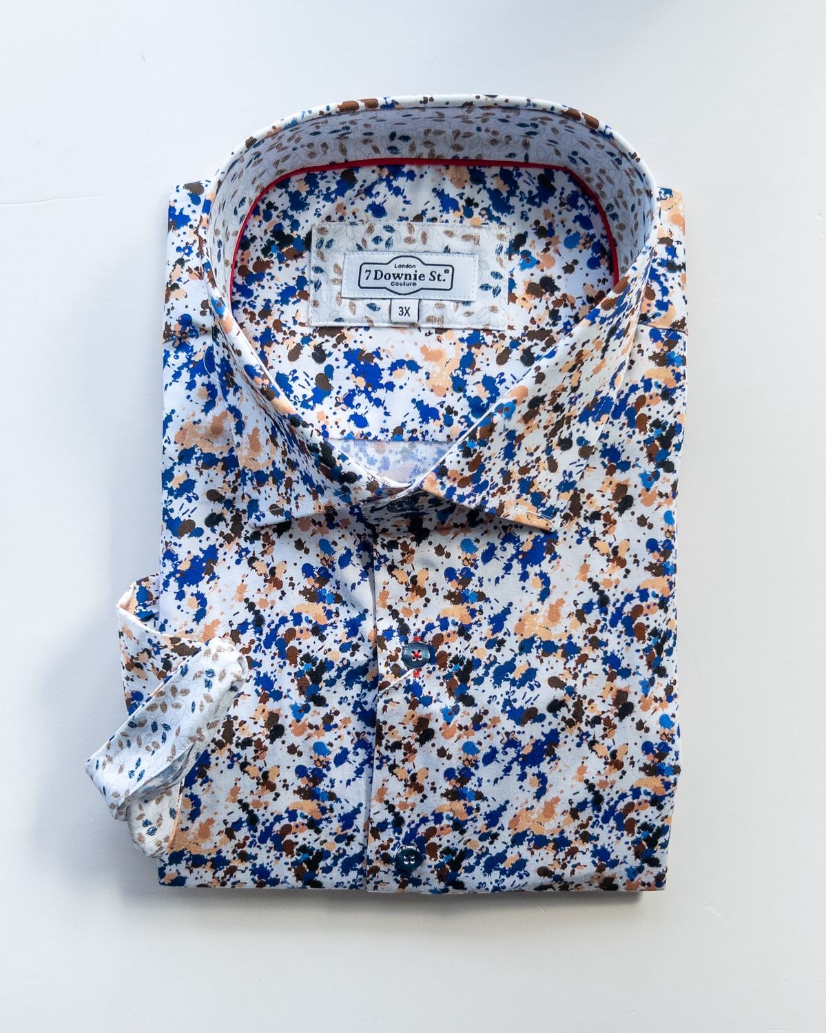 7Downie St. Blueberry Coffee Splats SS Shirt