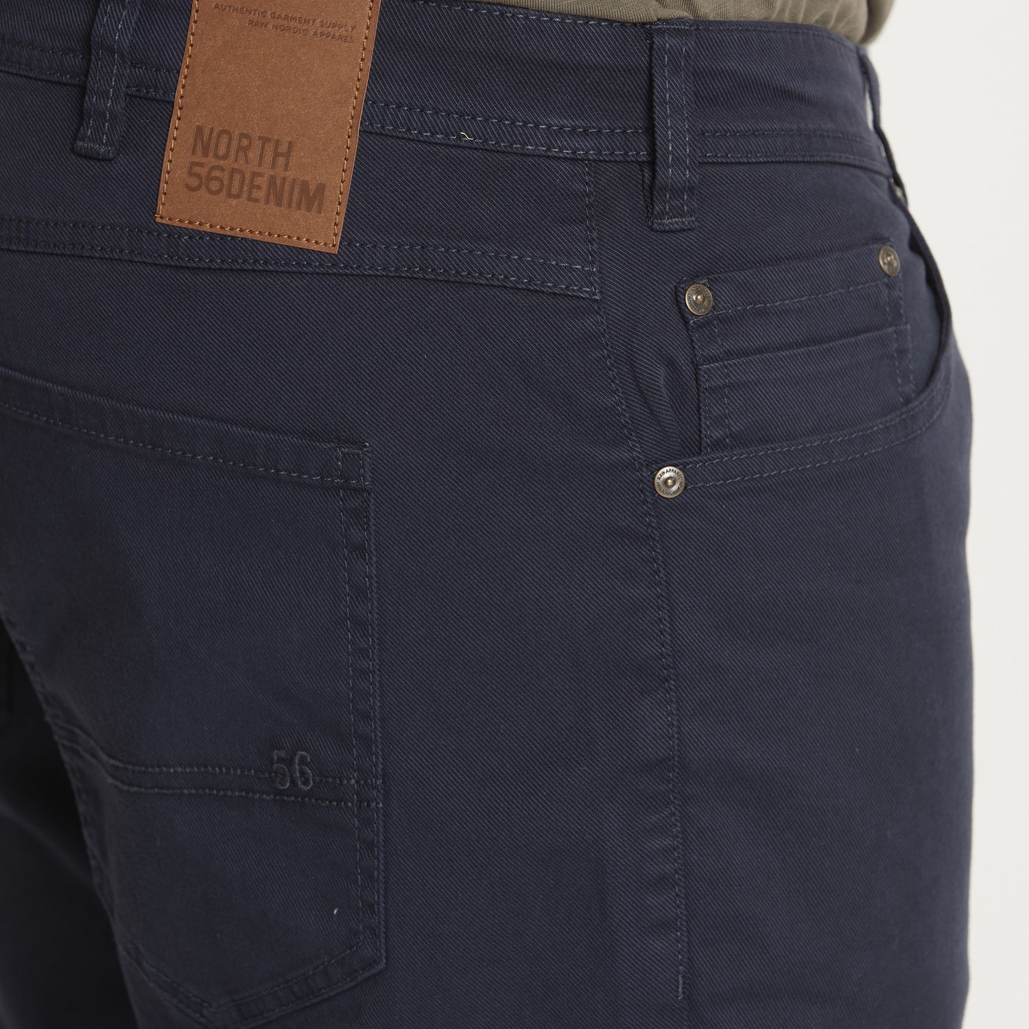 North 56Denim 5-pocket Wendell™ 2.0 Twill Pant, Color: 0580 Navy, Size: 40-30