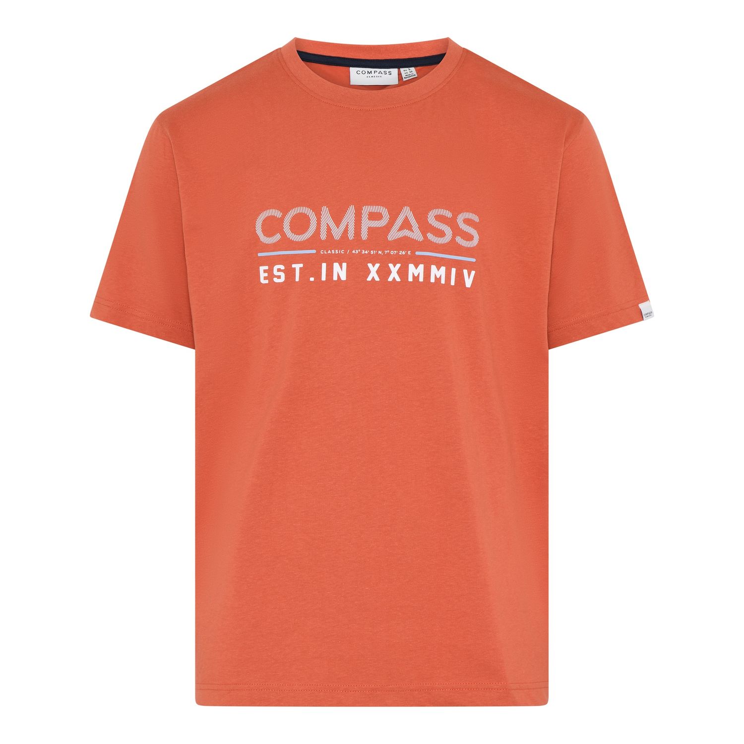 Compass Recco SS T-shirt, Color: Orange, Season: 2505 US, Size: 1X