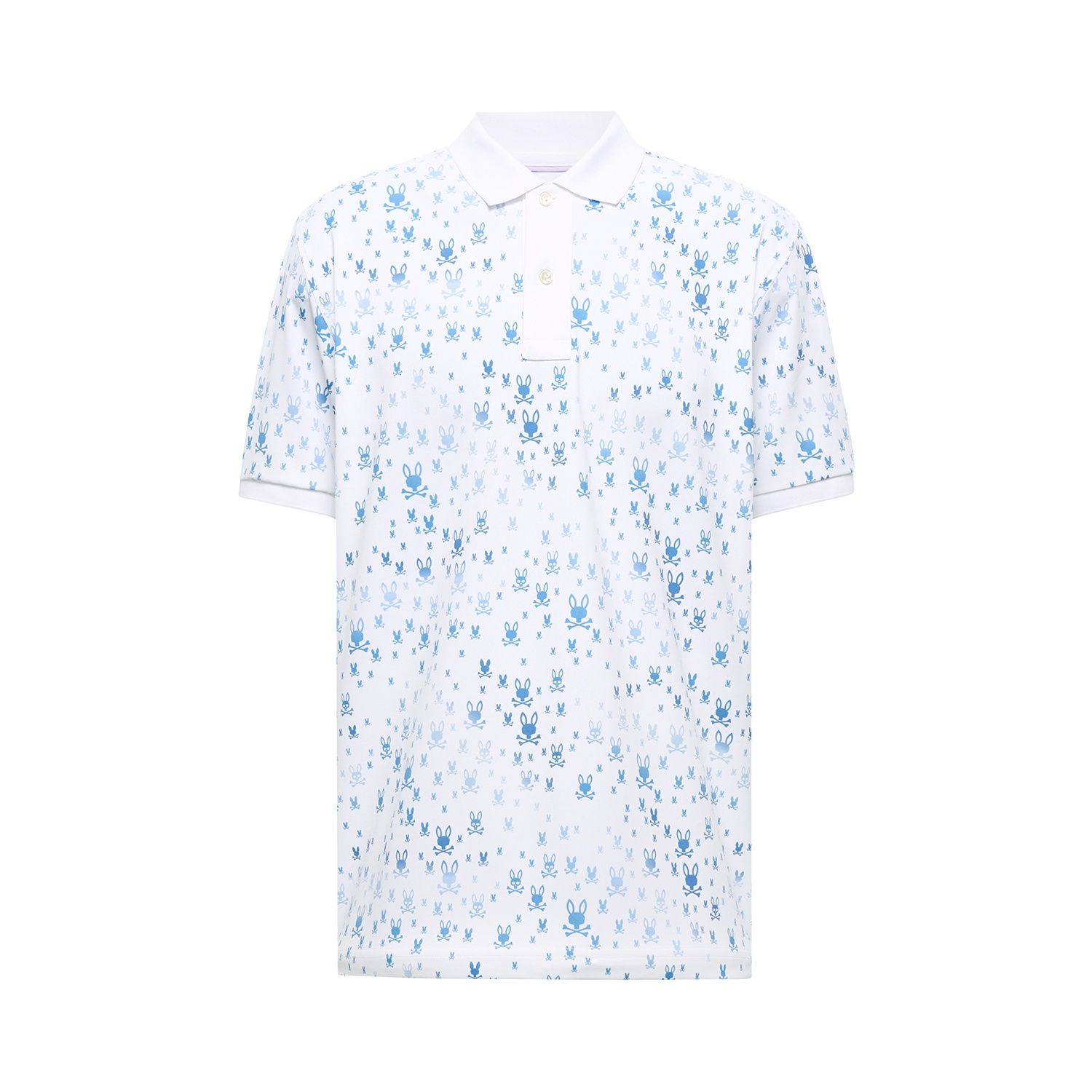 Psycho Bunny Nev Sport Polo, Color: White, Size: 1X