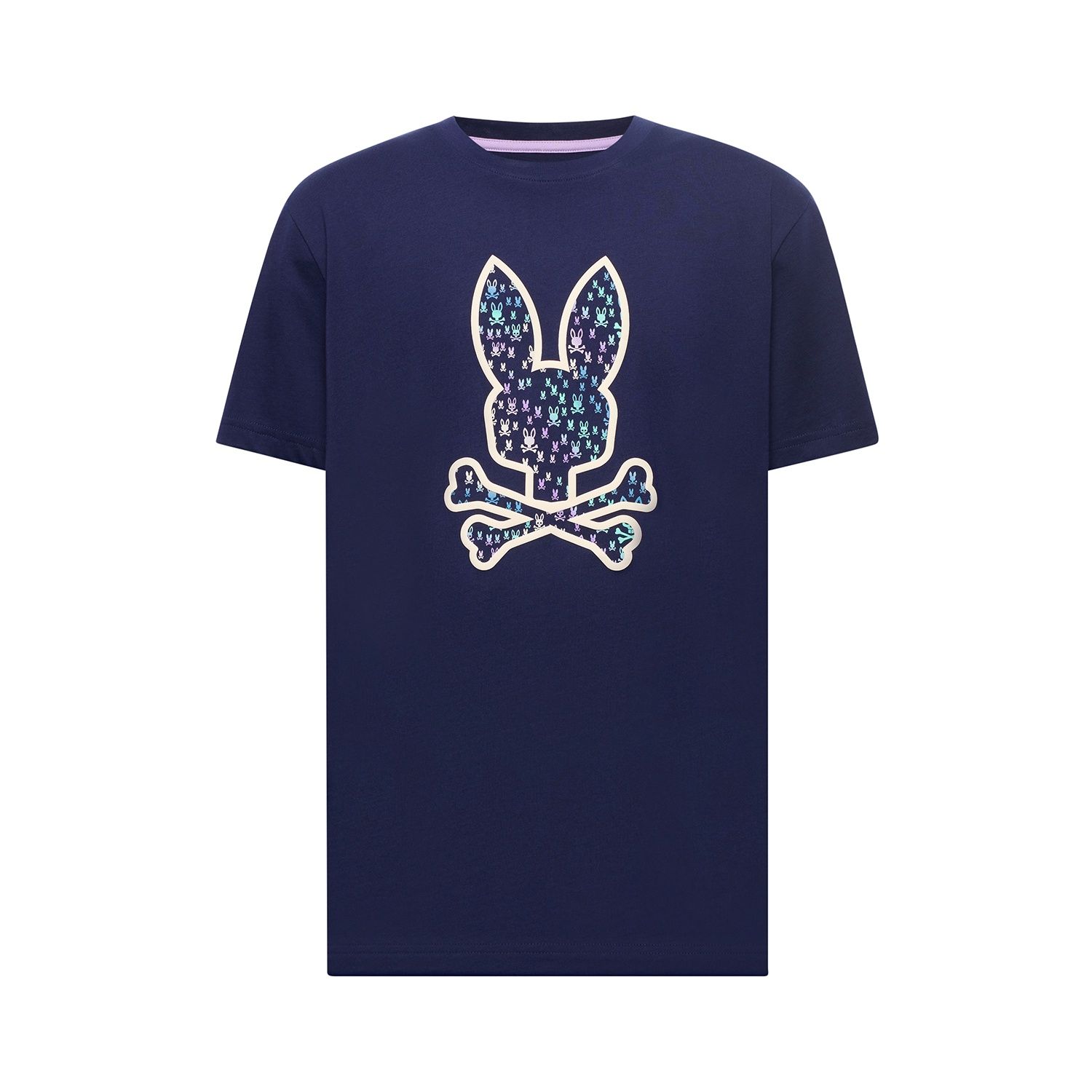 Psycho Bunny Nev Bunny Graphic Tee, Color: Evening Blue, Size: 2X
