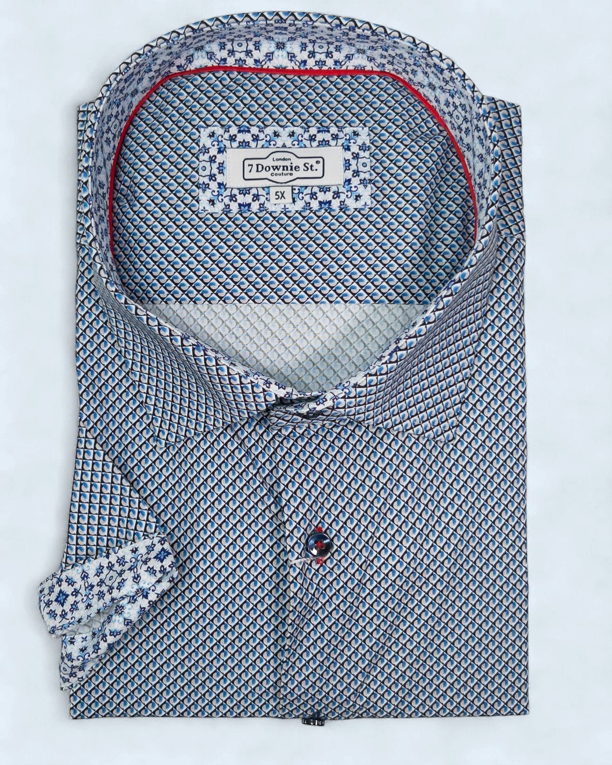 7 Downie St. Privé Edition Premium SS Fashion Shirt Wave