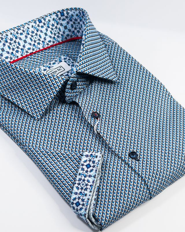 7 Downie St. Privé Edition Premium SS Fashion Shirt Wave