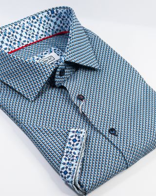 7 Downie St. Privé Edition Premium SS Fashion Shirt Wave