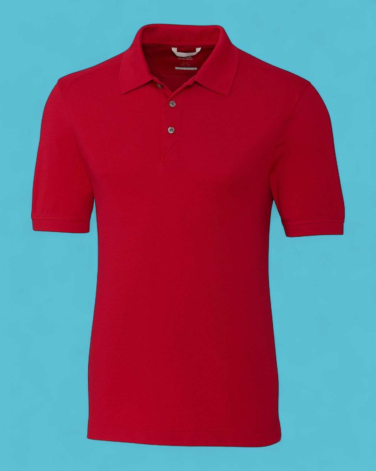 Cutter &amp; Buck Advantage Epic Confidence Tri-Blend Pique B&amp;T Polo Cardinal Red, Color: Cardinal Red, Size: 1X