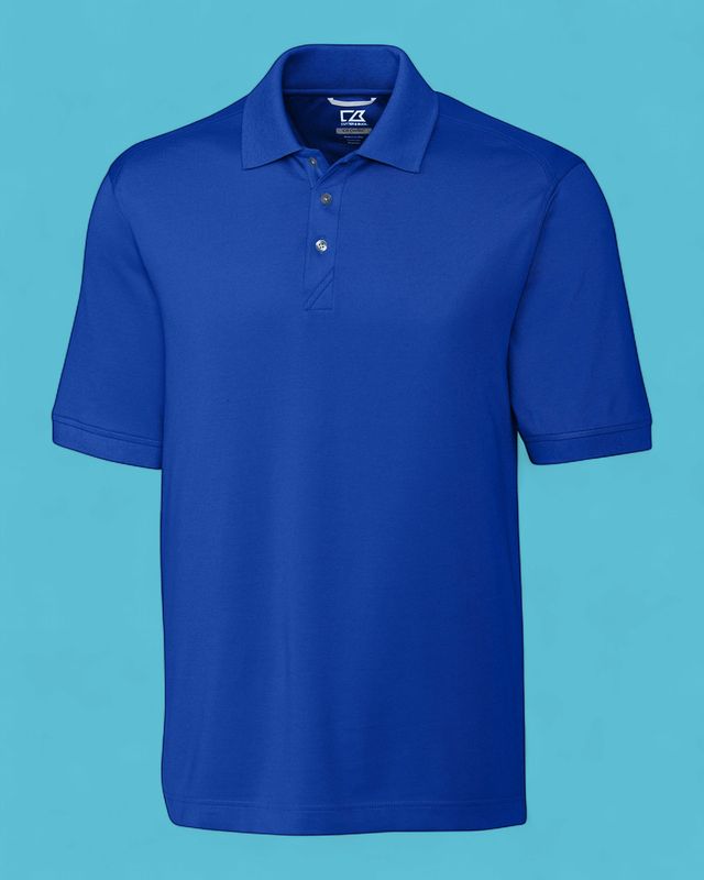 Cutter &amp; Buck Advantage Epic Confidence Tri-Blend Pique B&amp;T Polo Tour Blue