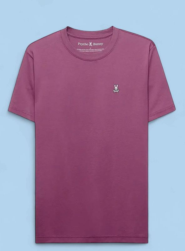 Psycho Bunny Classic Crew Neck Tee Grape Kiss