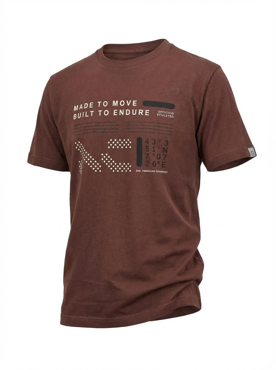 AC Camitello "Made to Move" Graphic Tee, Color: 420 Bordeaux, Size: 1X