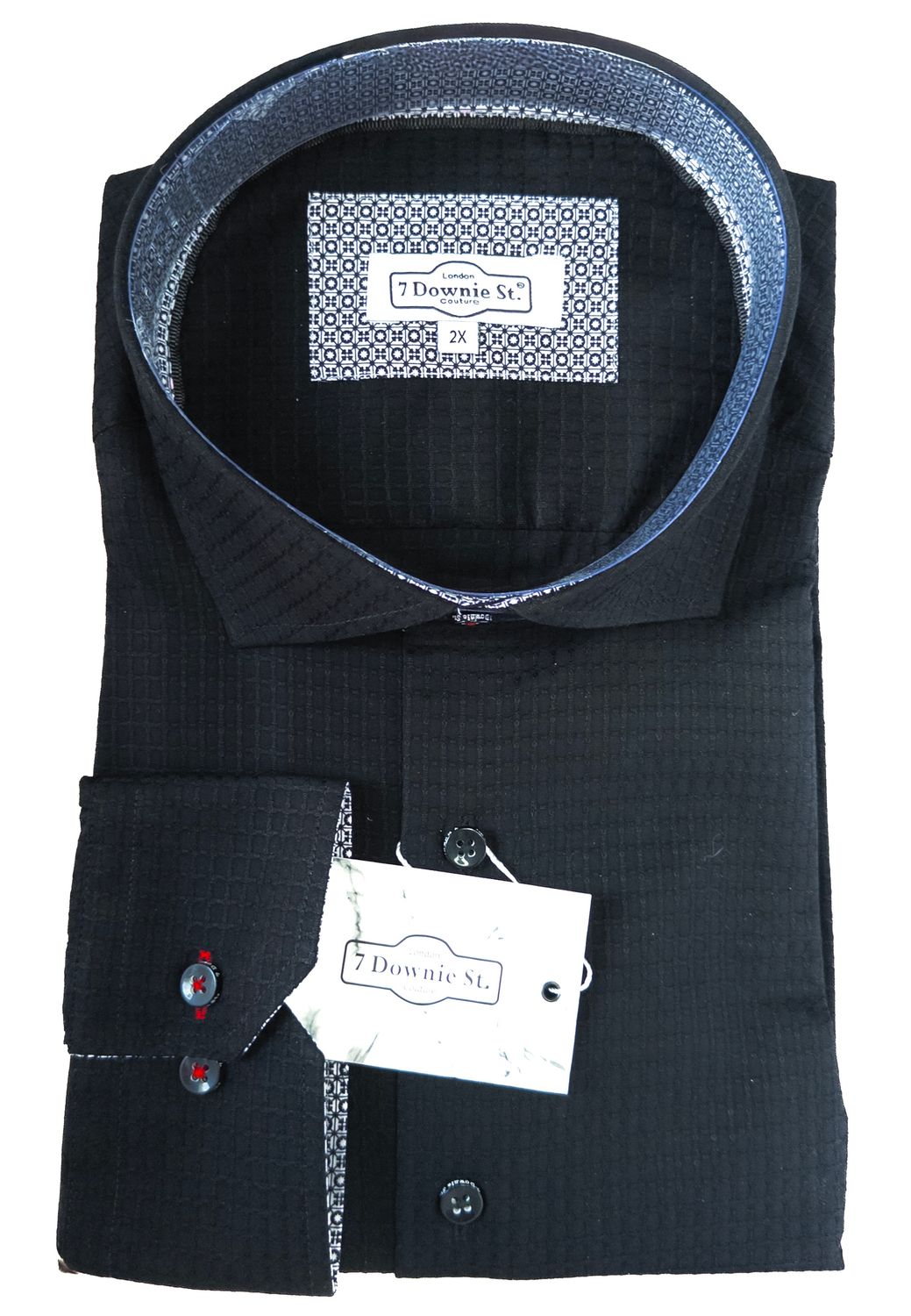 7 Downie St. LTD XXVI Black Web Grain LS Shirt