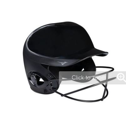 Mizuno MVP Batting Helmet with Fastpitch Mask - Youth