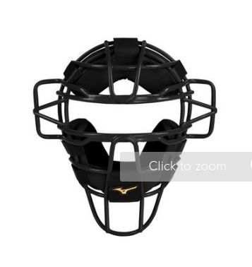 Mizuno Samurai Catcher&#39;s Face Mask, Colour: Black