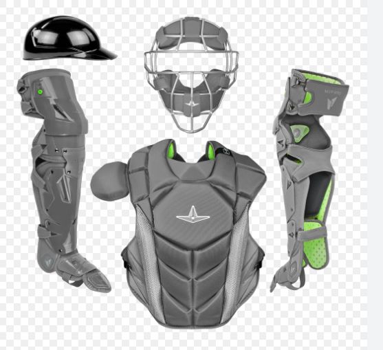 ALL STAR MVP PRO™ / Adult Catching Kit W/ Traditional Mask BLACK