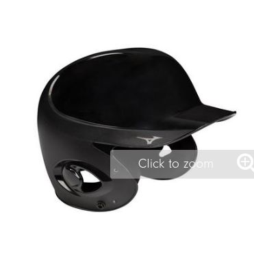 Mizuno MVP Batting Helmet - Youth, Colour: Black