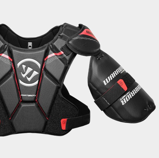 WARRIOR FATBOY SHOULDER PAD 24, Colour: BLACK, Size: LG