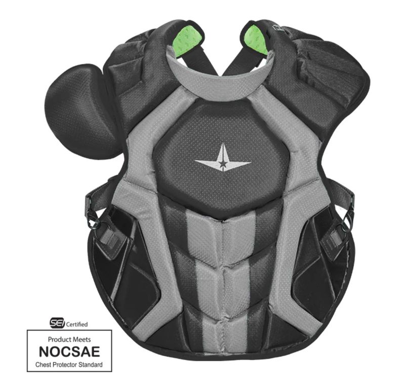 ALL-STAR ADULT SYSTEM 7 PRO CHEST PROTECTOR, Colour: BLACK, Size: ADULT (AGE 16+)