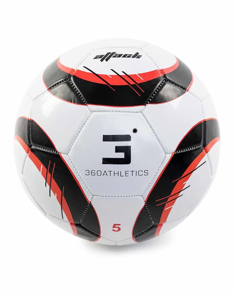 360 Athletics Attack Soccer Ball - white/red/black