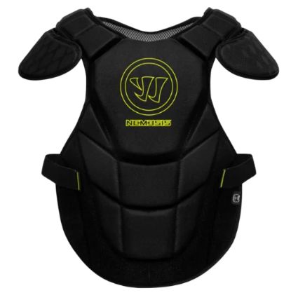 WARRIOR NEMESIS LACROSS GOALIE CHEST PAD 2024, Size: LG