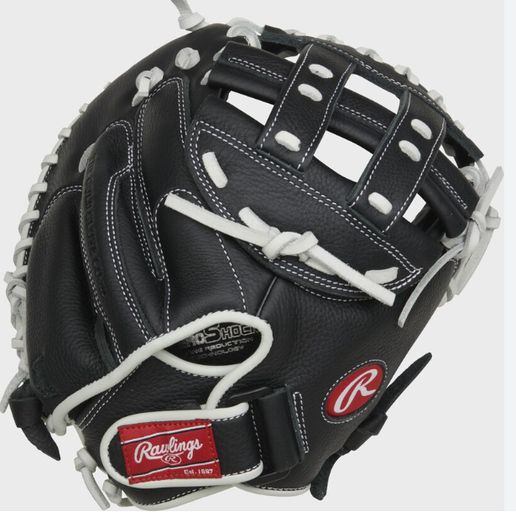 RAWLINGS &quot;SHUT OUT&quot; SERIES CATCHERS MITT SOFTBALL GLOVE 31 1/2&quot; RHT RRSOCM315BW-RHT