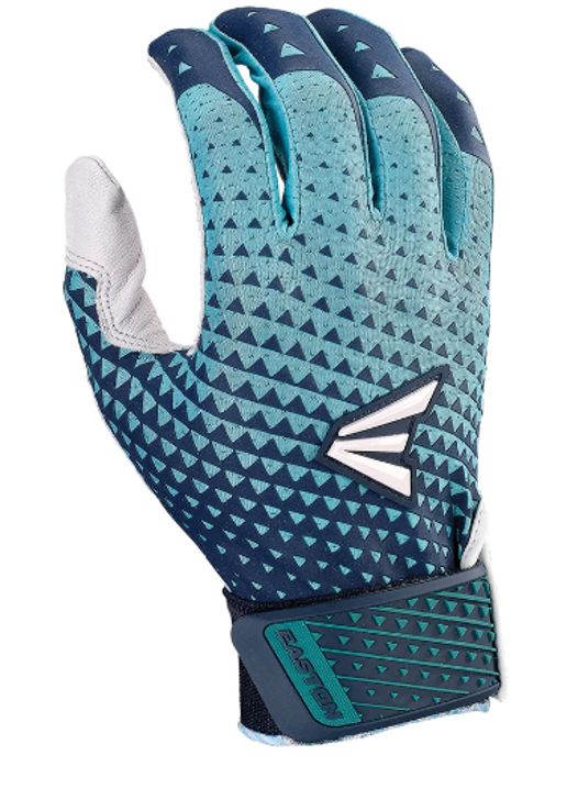 EASTON GHOST NX WOMENS BATTING GLOVES, Colour: NAVY/TURQUOISE, Size: LARGE