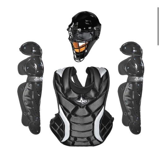 ALL-STAR FASTPITCH SERIES CATCHING KIT, Colour: BLACK, Size: 14.5 INCH (LARGE)