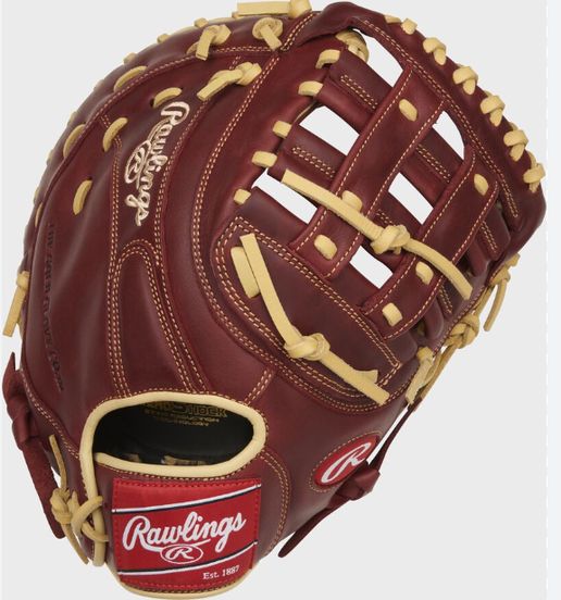 RAWLINGS &quot;SANDLOT&quot; SERIES-FIRST BASE MITT BASEBALL GLOVE - 12..5 INCH - LHT