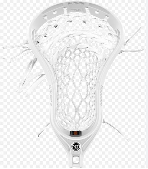 WARRIOR BURN XP2-D HEAD STRUNG W/ ISO MESH - WHITE/WHITE