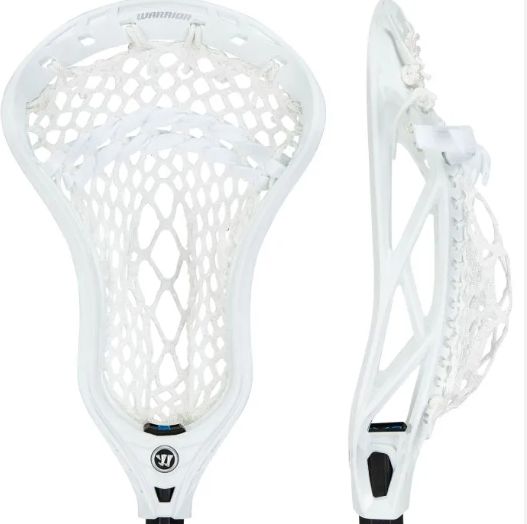 WARRIOR EVO QX2-D STRUNG HEAD W/ ISO MESH - WHITE/WHITE