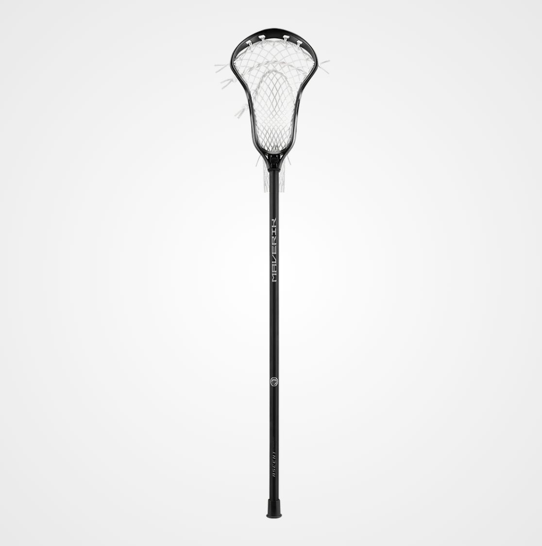 MAVERIK ASCENT CARBON COMPLETE WOMENS LACROSSE STIC, Colour: BLACK/WHT/BLACK