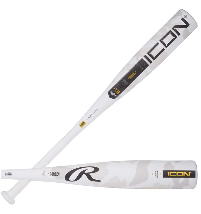 RAWLINGS ICON (2 5/8&quot; BARREL) USSSA YOUTH (JBB) BASEBALL BAT 2025, Bat Length: 26, Bat Drop: -13