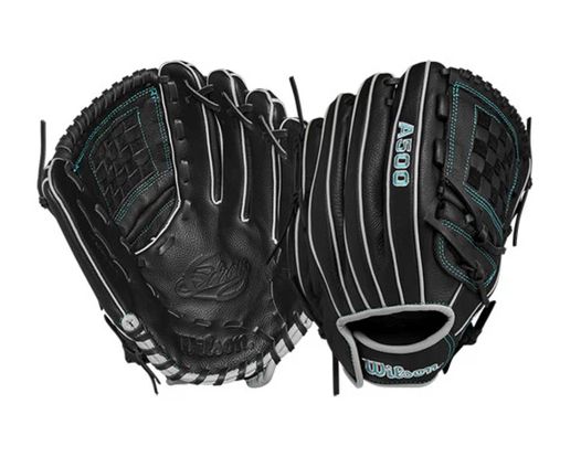 Wilson 2024 A500 Siren 12&quot; RHT BLK/TEAL - WBW10142012