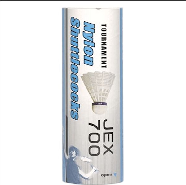 JEX 700 TOURNAMENT NYLON SHUTTLECOCK BIRDIES (6PK)
