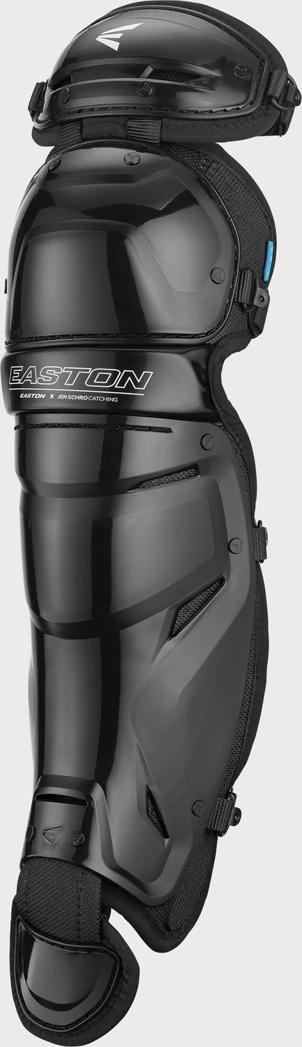 EASTON JEN SCHRO THE VERY BEST LEG GUARDS, Size: MEDIUM, Colour: BLACK