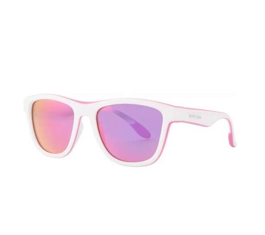 EASTON WHITE/PINK MIRROR WOMENS SUNGLASSES