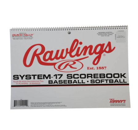 RAWLINGS SYSTEM-17 BASEBALL SCOREBOOK