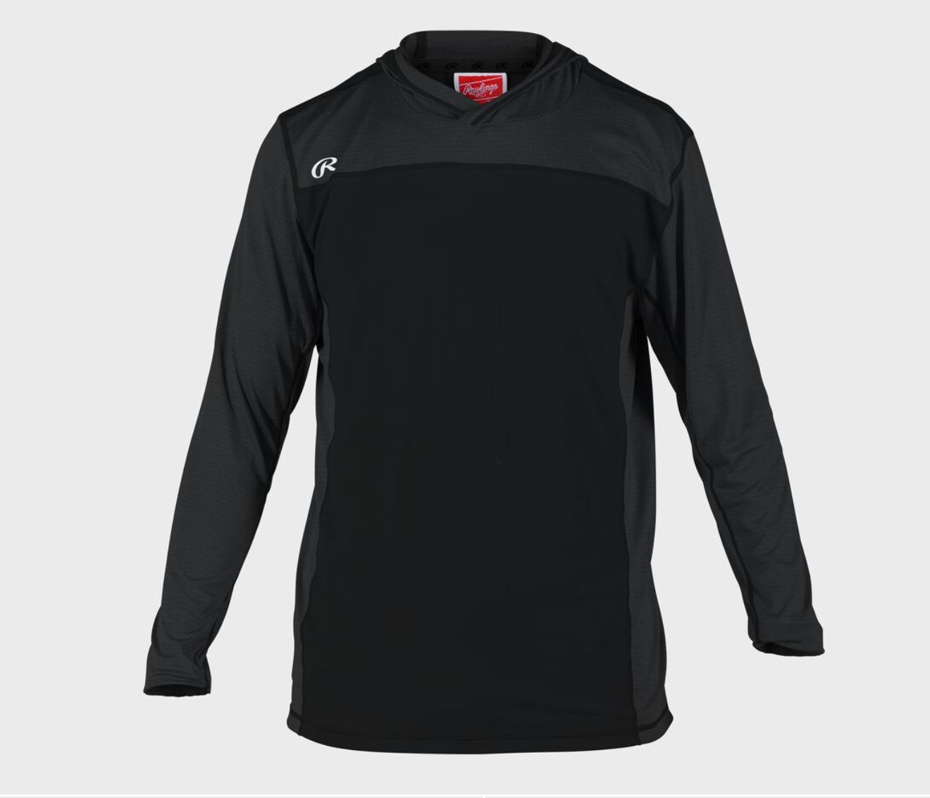 RAWLINGS YOUTH COLORSYNC LIGHTWEIGHT HOODIE, Colour: BLACK, Size: YOUTH SMALL