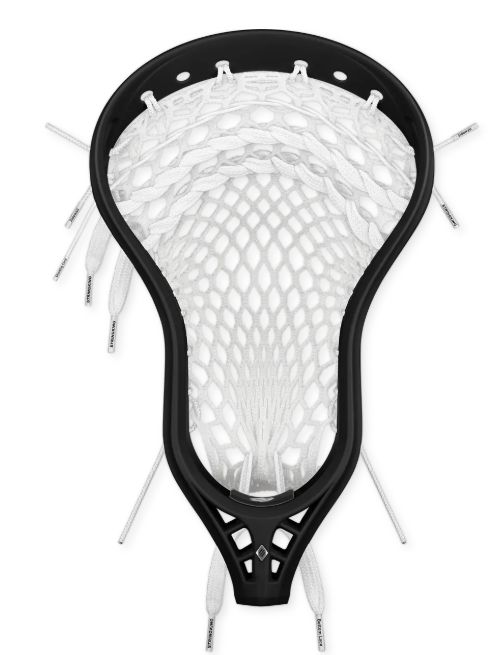 STRINGKING STRUNG MARK 2D LACROSSE HEAD, Colour: BLACK(WHITE MESH), MESH TYPE: 5S (SEMI-SOFT)