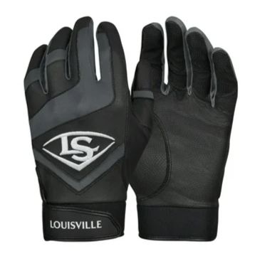 LOUISVILLE PRIME 2.0 BATTING GLOVES, Size: LARGE, Colour: BLACK