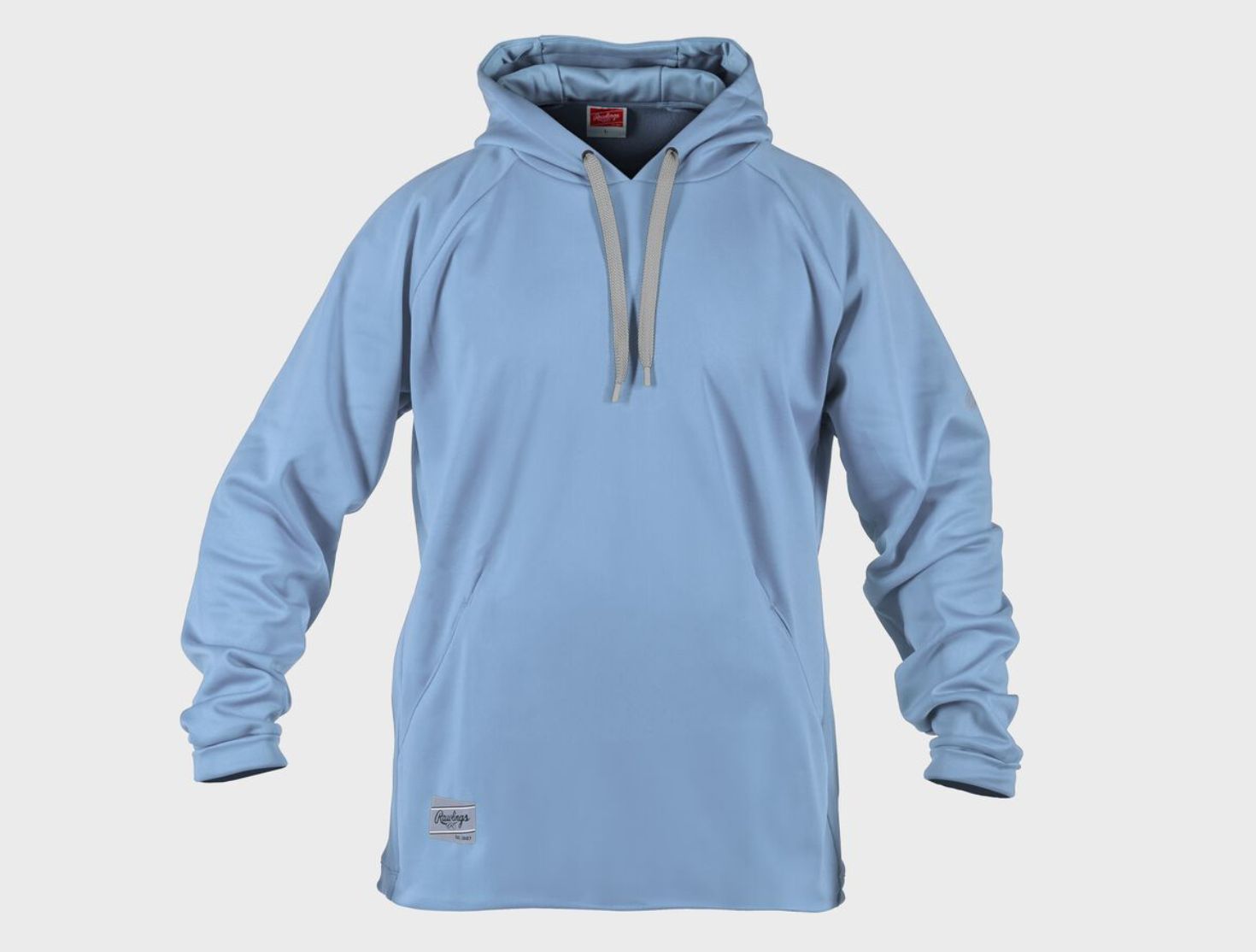RAWLINGS COLORSYNC ADULT PERFORMANCE PULLOVER HOODIE, Colour: COLUMBIA BLUE, Size: MEDIUM