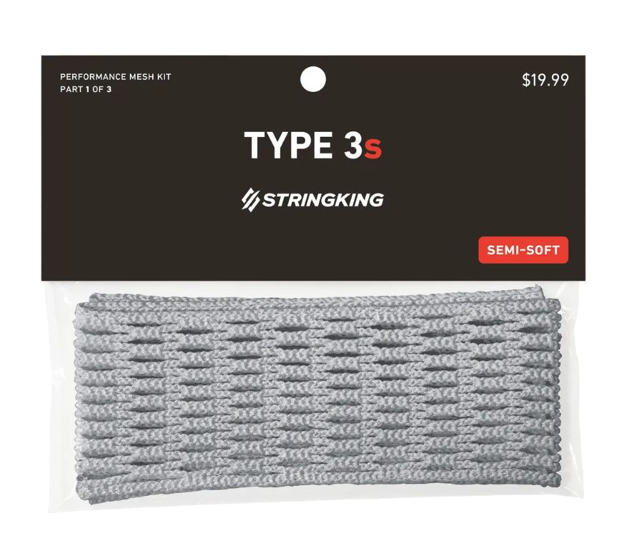 STRINGKING TYPE 3 MESH, MESH TYPE: 3S (semi-soft), Colour: GREY
