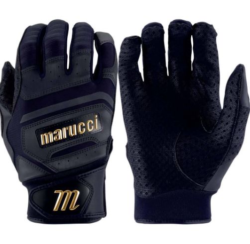 MARUCCI PITTARDS RESERVE BATTING GLOVES, Size: EXTRA LARGE, Colour: BLACK