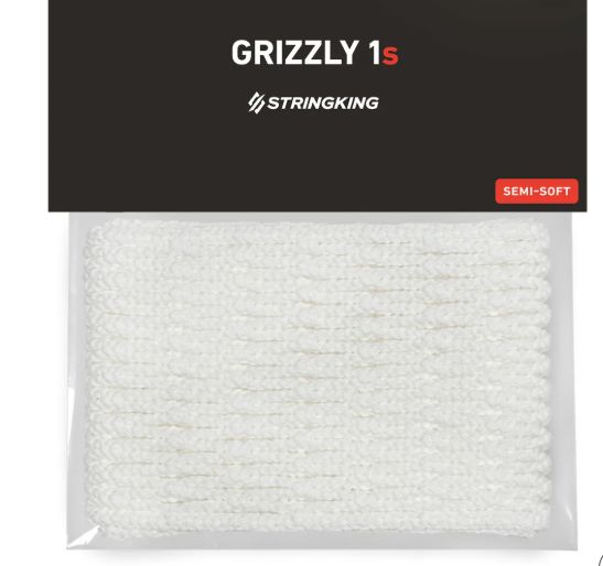 STRINGKING GRIZZLY 2 GOALIE MESH KIT, MESH TYPE: 1S, Colour: WHITE
