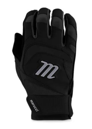 MARUCCI SIGNATURE BATTING GLOVES, Size: LARGE, Colour: BLACK