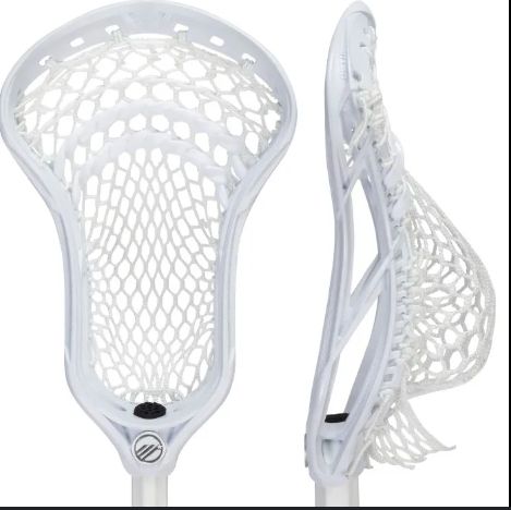 Maverik Optik Force Lacrosse Head (Strung), Colour: White