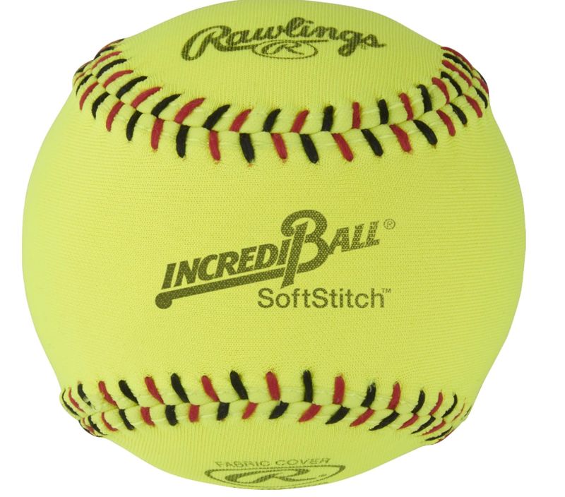 RAWLINGS INCREDI-BALL 12&quot; YELLOW SOFTTOUCH SOFTBALLS - DOZEN