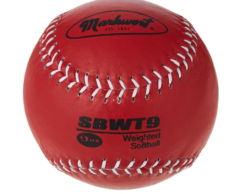 MARKWORT WEIGHTED LEATHER SOFTBALLS