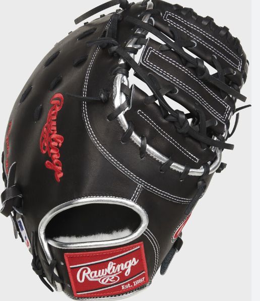 RAWLINGS &quot;PRO PREFERRED&quot; SERIES-FIRST BASE MITT BASEBALL GLOVE 12 3/4&quot; RHTRPROSAR44BB-RHT