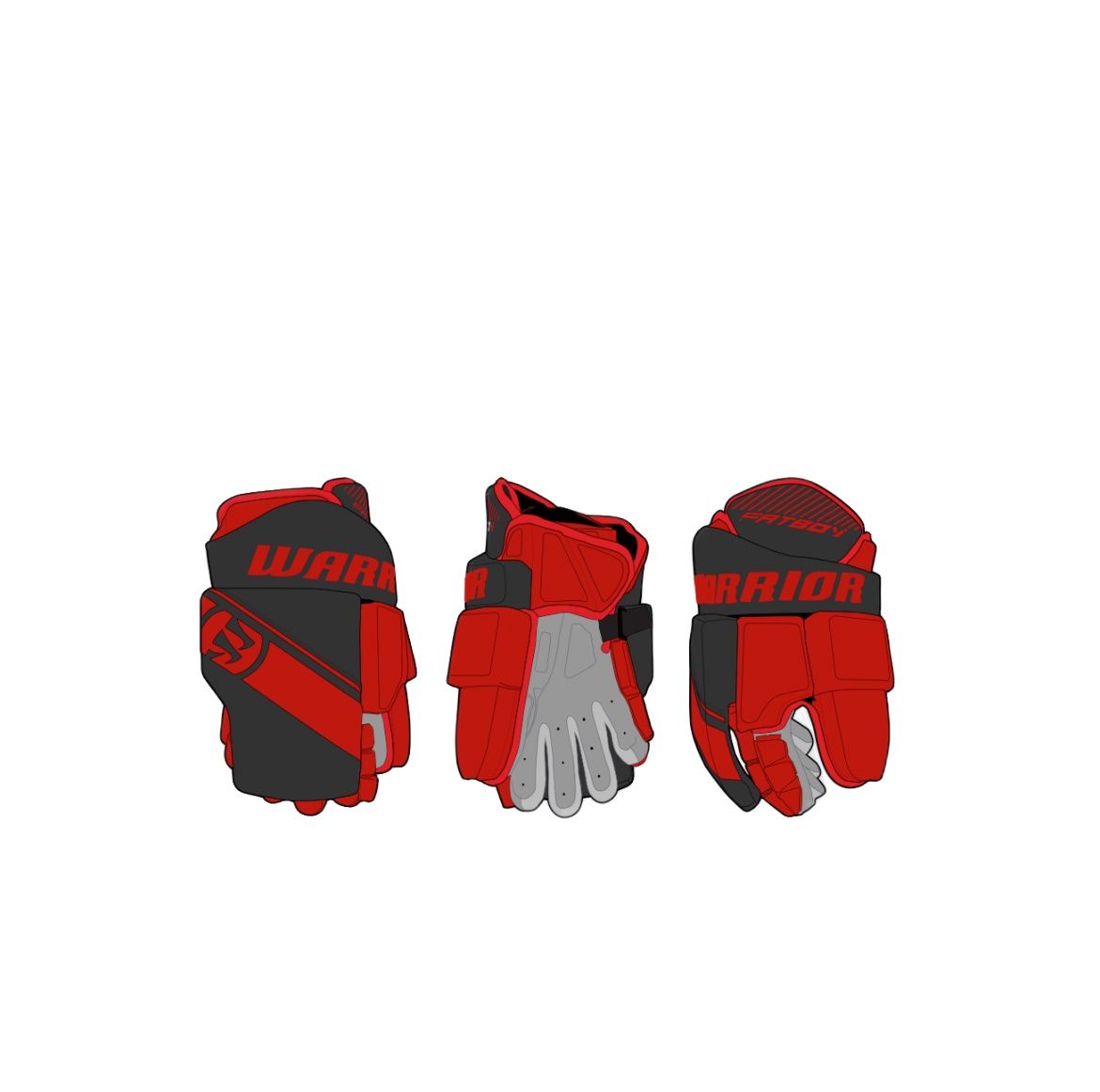 WARRIOR FATBOY GOALIE GLOVES (2025) CUSTOM
