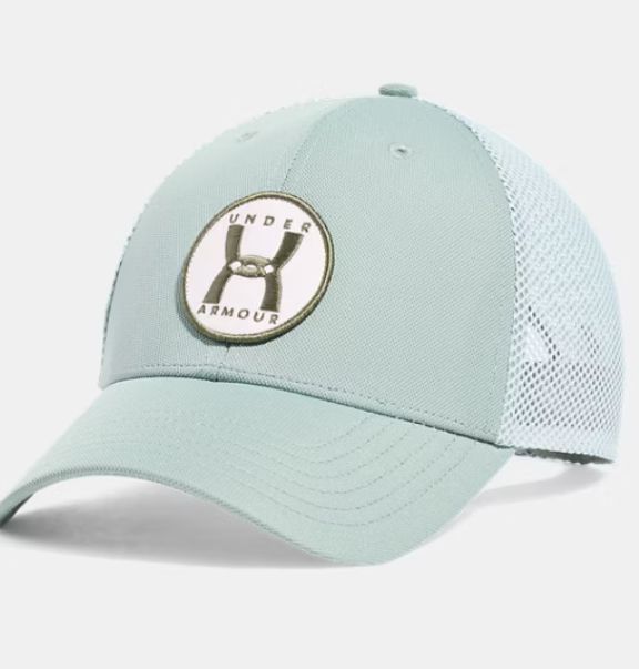 Men&#39;s UA Blitzing Trucker Hat- OSFM, COLOR: GREEN/WHITE